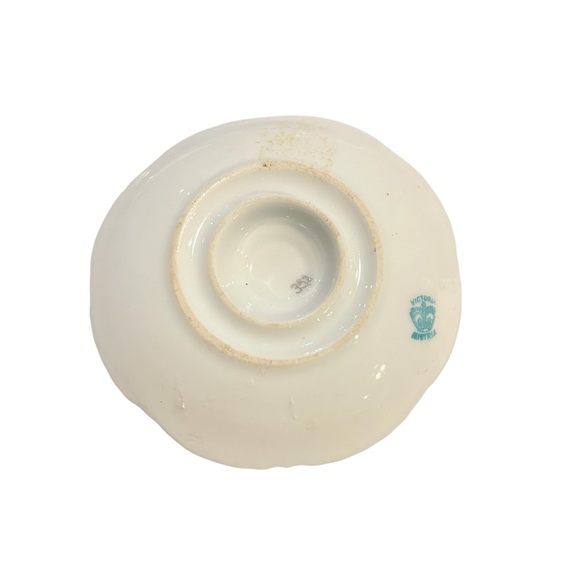 Victoria Austria China Hat Pin Holder Dominion Canada Transferware - Picture 5 of 6